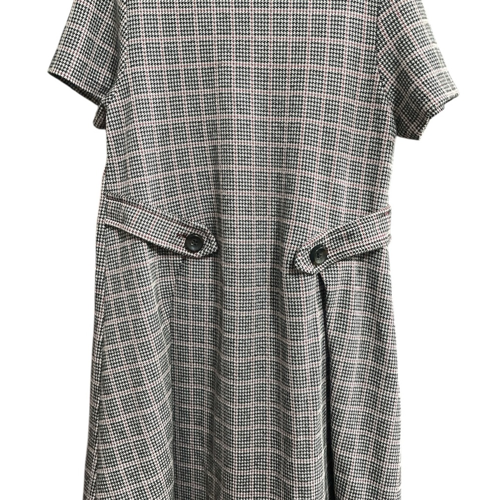 Zara Monochrome Checkered Kids Dress